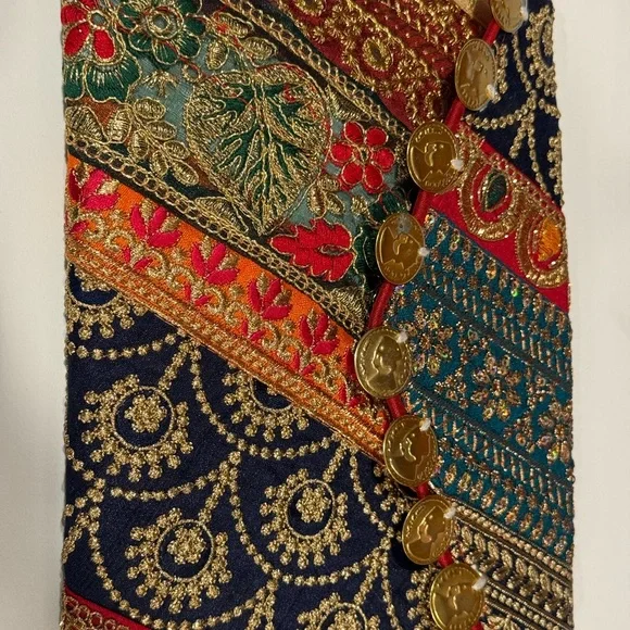 India Boutique Multicolor Embroidered Clutch $25 each - Picture 16 of 16